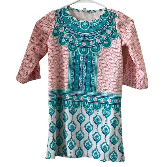 Cabana Life Santorini Swim Cover Up Shift Dress Girl Size 6 X - Picture 2 of 11